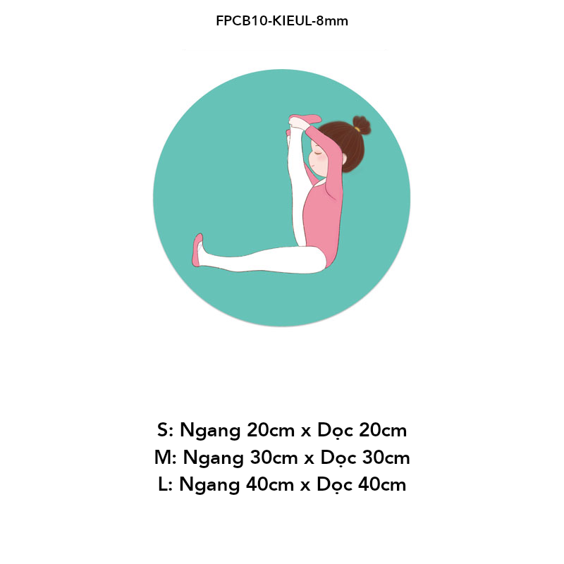 Tranh Fomex EPeBen dán tường nổi 3d Hình Cô Gái Tập Yoga decor trang trí Phòng Thể Dục,Phòng Yoga,Phòng Gym