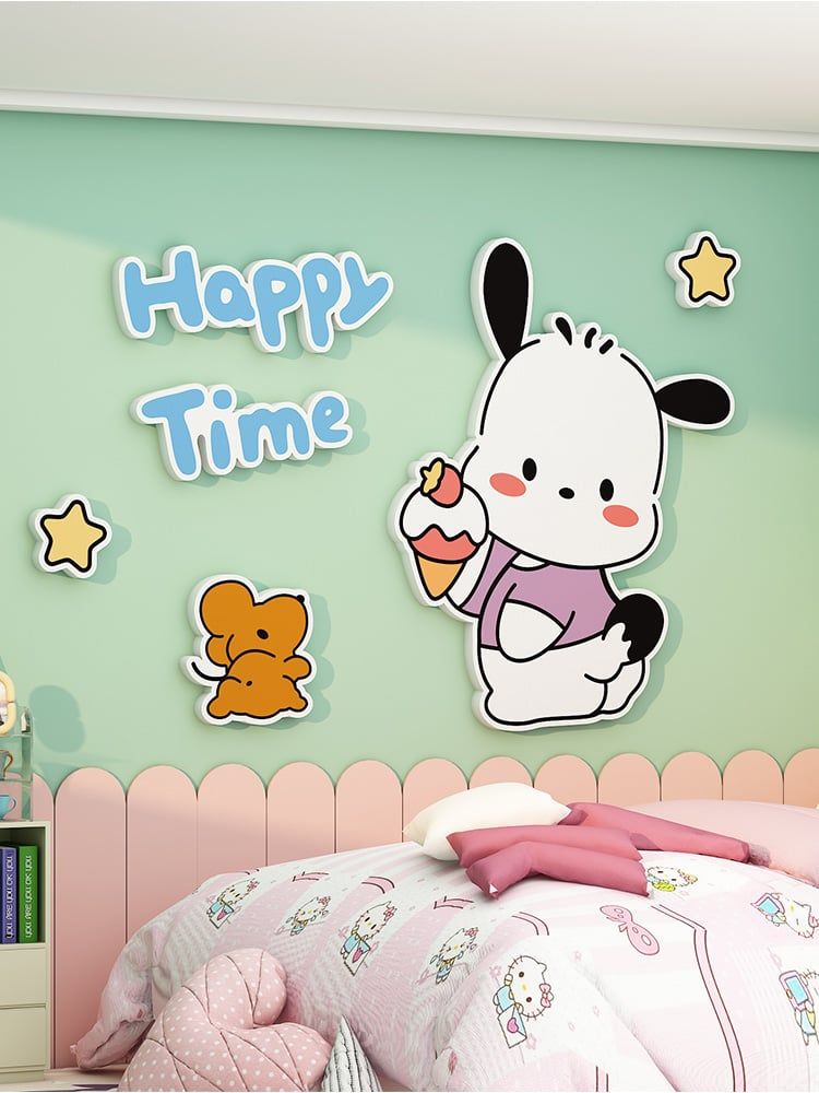 Tranh Fomex EPeBen dán tường nổi 3d Chú Chó trang trí Phòng cho bé, Mẫu giáo