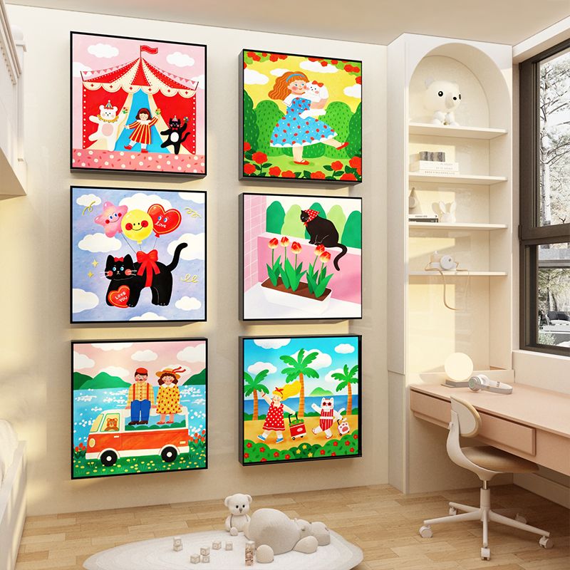 Tranh Fomex EPeBen dán tường nổi 3d Bức Tranh Đáng Yêu trang trí Phòng cho bé, Phòng ngủ, Mẫu giáo