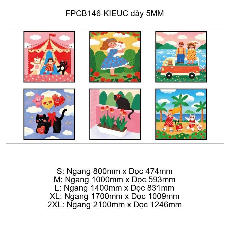Tranh Fomex EPeBen dán tường nổi 3d Bức Tranh Đáng Yêu trang trí Phòng cho bé, Phòng ngủ, Mẫu giáo