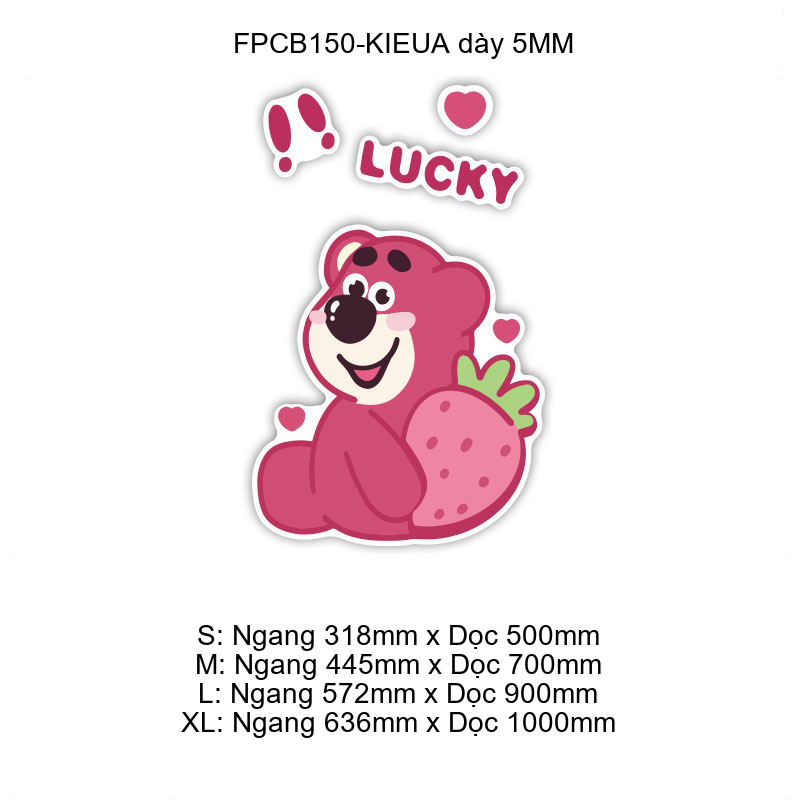 Tranh Fomex EPeBen dán tường nổi 3d Gấu LOTSO trang trí Phòng cho bé, Phòng ngủ, Mẫu giáo