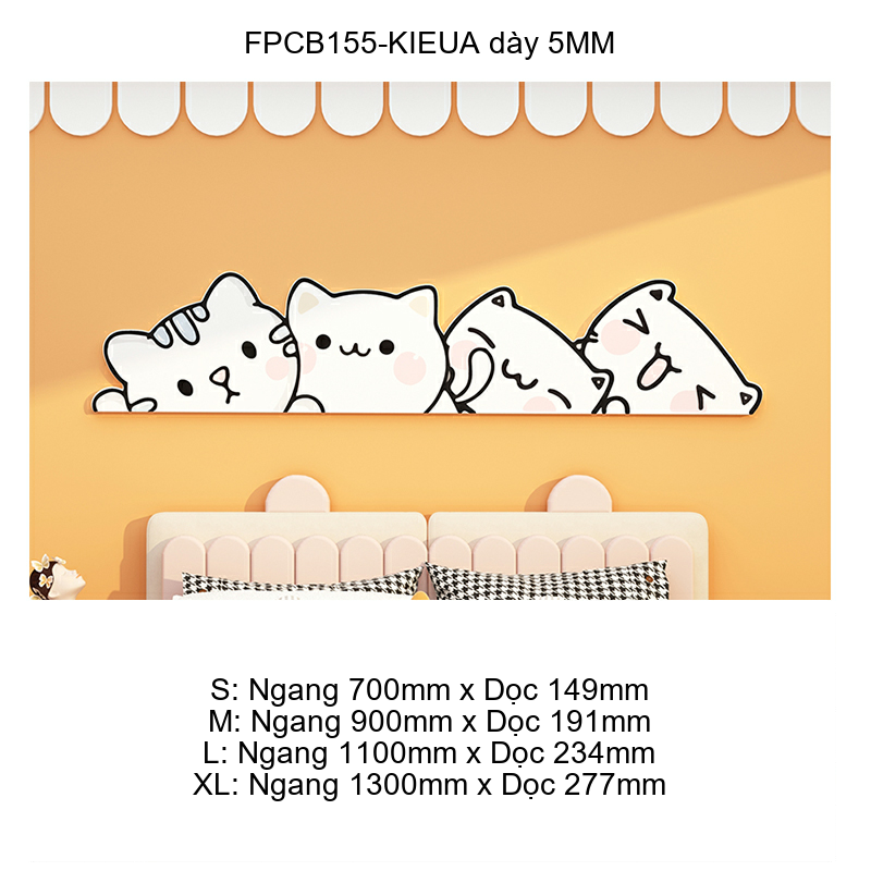 Tranh Fomex EPeBen dán tường nổi 3d Thỏ trang trí Phòng cho bé, Phòng ngủ, Mẫu giáo