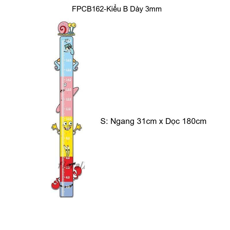 Tranh Fomex EPeBen dán tường nổi 3d Thước Đo Chiều Cao trang trí Phòng cho bé, Phòng ngủ, Mẫu giáo