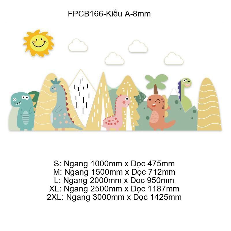 Tranh Fomex EPeBen dán tường nổi 3d Hình Khủng Long Decor Trang Trí Phòng Trẻ Cho Bé, Mầm non, Mẫu Giáo