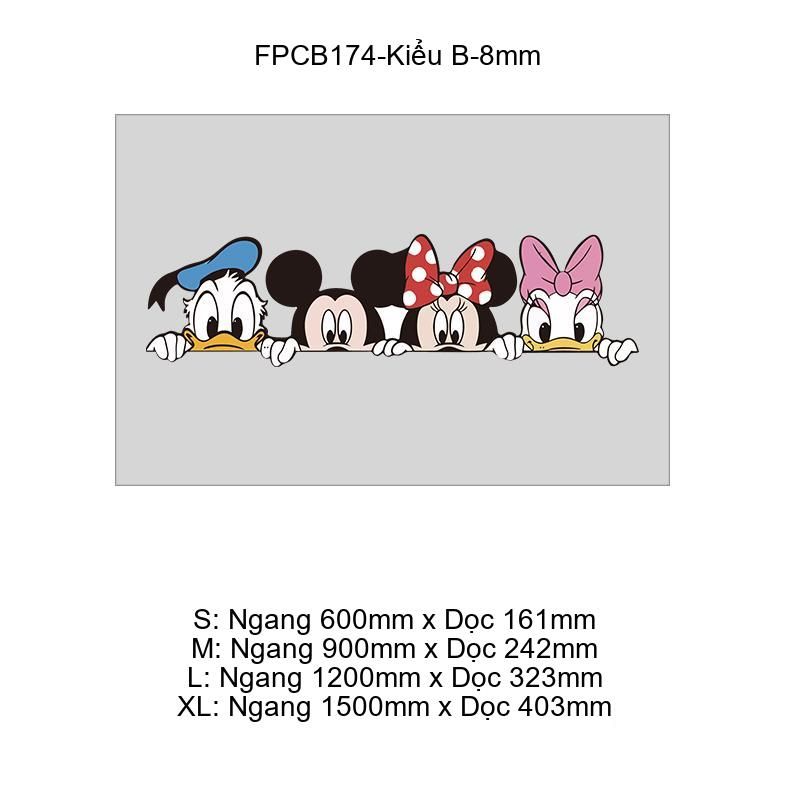 Tranh Fomex EPeBen dán tường nổi 3d Mickey Vịt Donald trang trí Phòng cho bé, Phòng ngủ, Mẫu giáo
