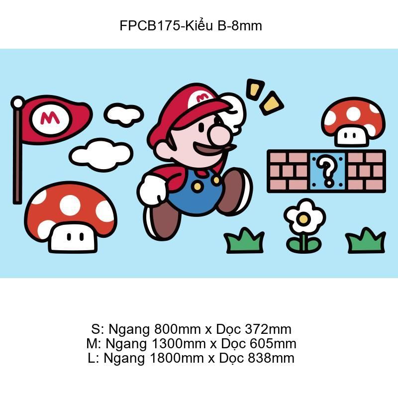 Tranh Fomex EPeBen dán tường nổi 3d Mario trang trí Phòng cho bé, Phòng ngủ, Mẫu giáo,Phòng Bé Trai