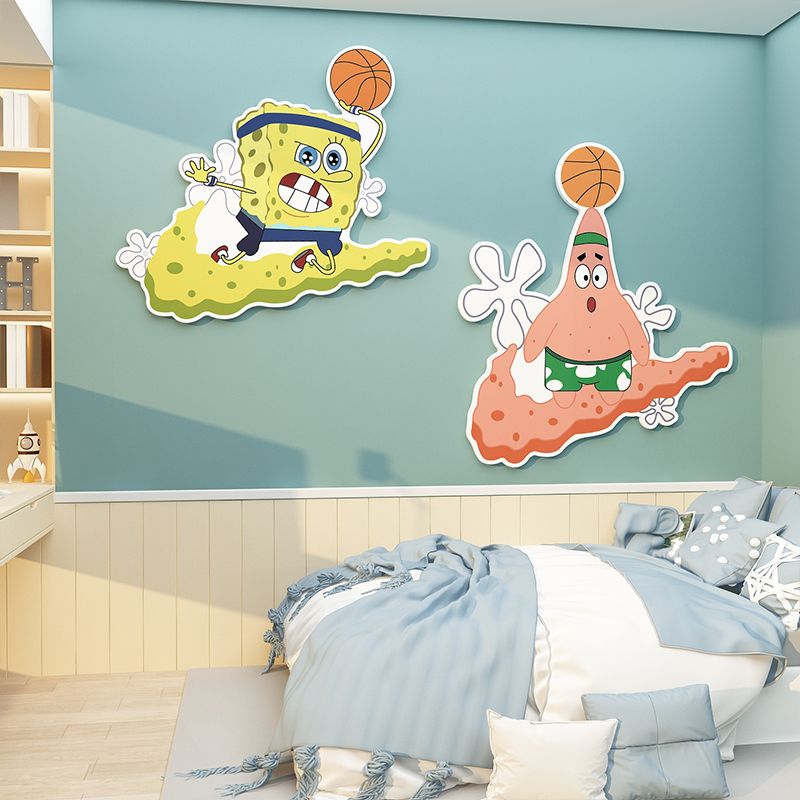 Tranh Fomex EPeBen dán tường nổi 3d Siêu Anh Hùng trang trí Phòng Tắm,Phòng Ngủ