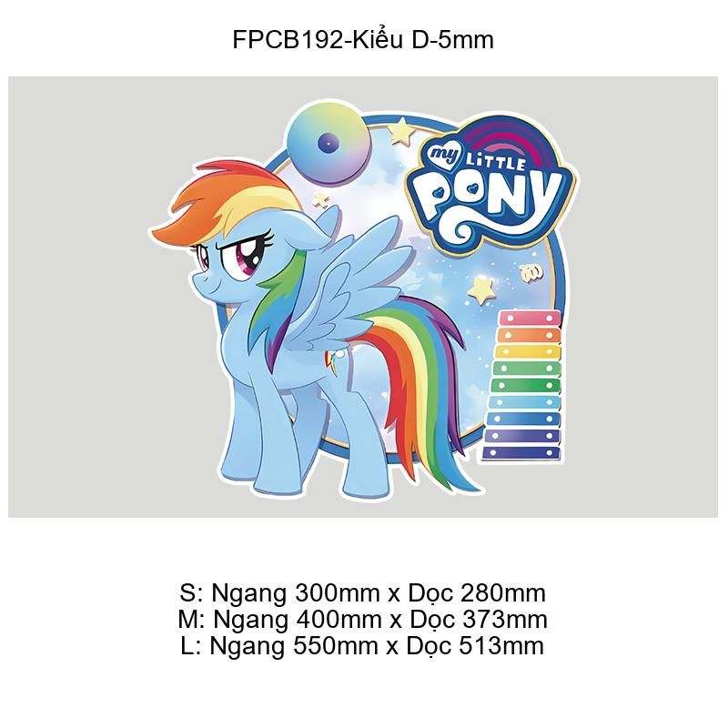 Tranh Fomex EPeBen dán tường nổi 3d Pony trang trí Phòng cho bé, Phòng ngủ, Mẫu giáo