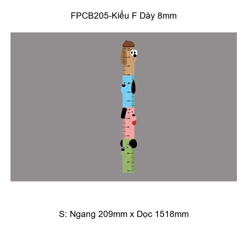 Tranh Fomex EPeBen dán tường nổi 3d Thước đo chiều cao Trang Trí Phòng Trẻ Cho Bé, Mầm non, Mẫu Giáo
