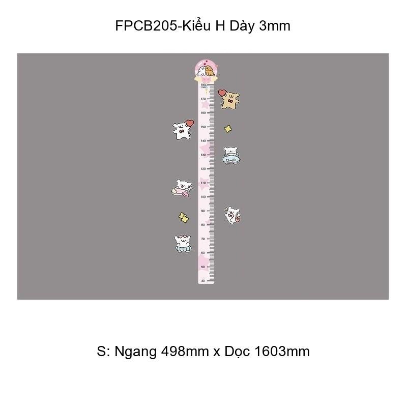 Tranh Fomex EPeBen dán tường nổi 3d Thước đo chiều cao Trang Trí Phòng Trẻ Cho Bé, Mầm non, Mẫu Giáo