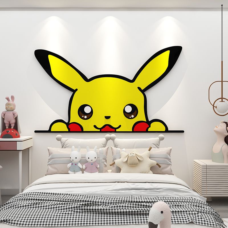 Tranh Fomex EPeBen dán tường nổi 3d Pikachu trang trí Phòng cho bé, Phòng ngủ, Mẫu giáo