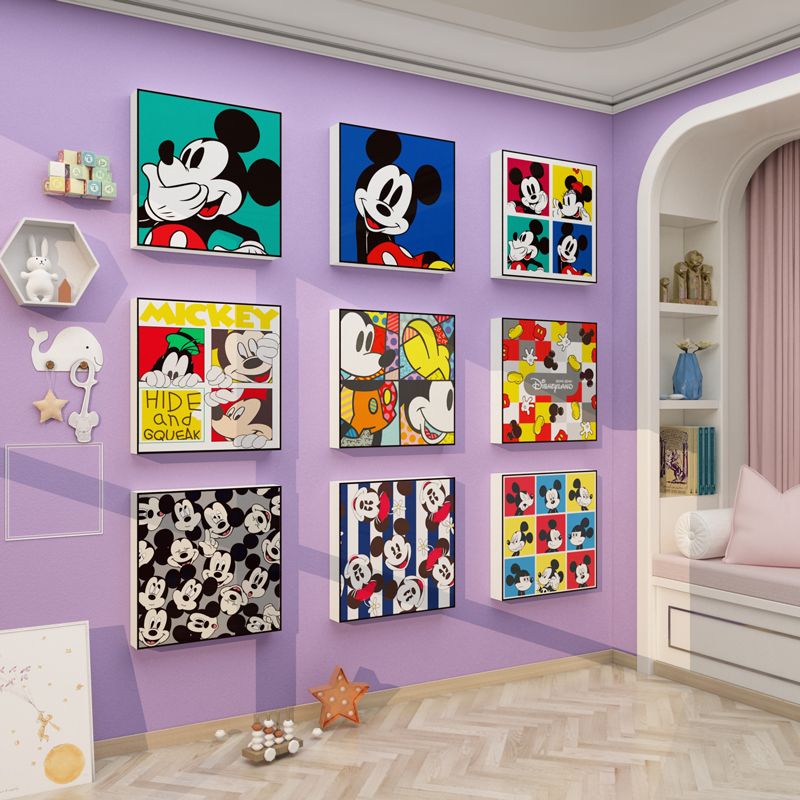 Tranh Fomex EPeBen dán tường nổi 3d Mickey trang trí Phòng cho bé, Phòng ngủ, Mẫu giáo