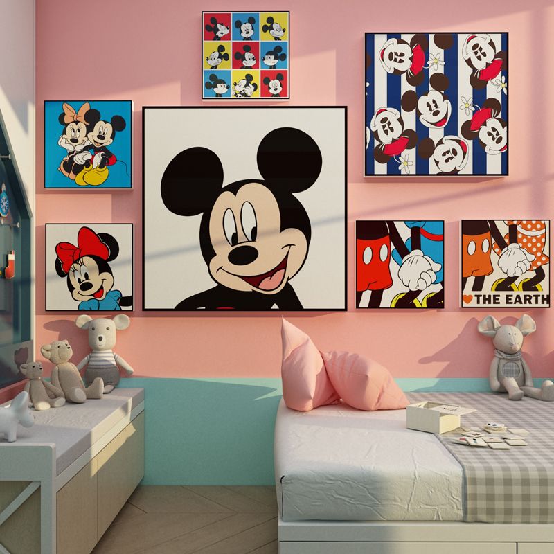Tranh Fomex EPeBen dán tường nổi 3d Mickey trang trí Phòng cho bé, Phòng ngủ, Mẫu giáo