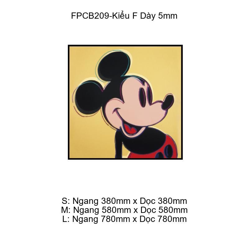 Tranh Fomex EPeBen dán tường nổi 3d Mickey trang trí Phòng cho bé, Phòng ngủ, Mẫu giáo