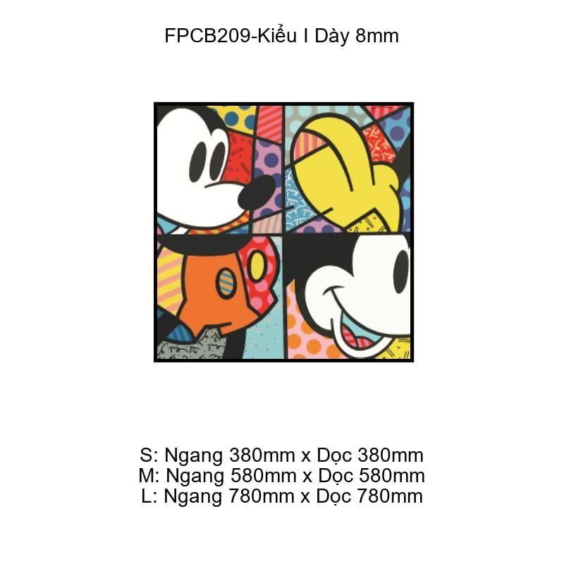 Tranh Fomex EPeBen dán tường nổi 3d Mickey trang trí Phòng cho bé, Phòng ngủ, Mẫu giáo