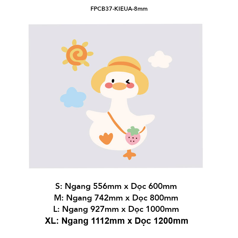 Tranh Fomex EPeBen dán tường nổi 3d Hình Những chú vịt con decor trang trí Phòng ngủ, Phòng khách, Mẫu giáo