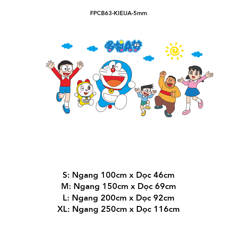 Tranh Fomex EPeBen dán tường nổi 3d Hình Doraemon Decor Trang Trí Phòng Trẻ Cho Bé, Mầm non, Mẫu Giáo