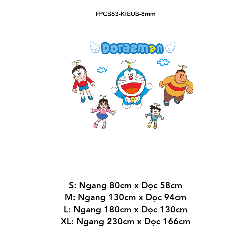 Tranh Fomex EPeBen dán tường nổi 3d Hình Doraemon Decor Trang Trí Phòng Trẻ Cho Bé, Mầm non, Mẫu Giáo