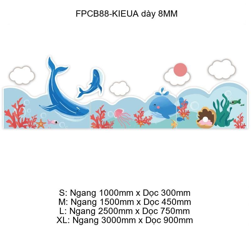 Tranh Fomex EPeBen dán tường nổi 3d Đại Dương trang trí Phòng cho bé, Phòng ngủ, Mẫu giáo