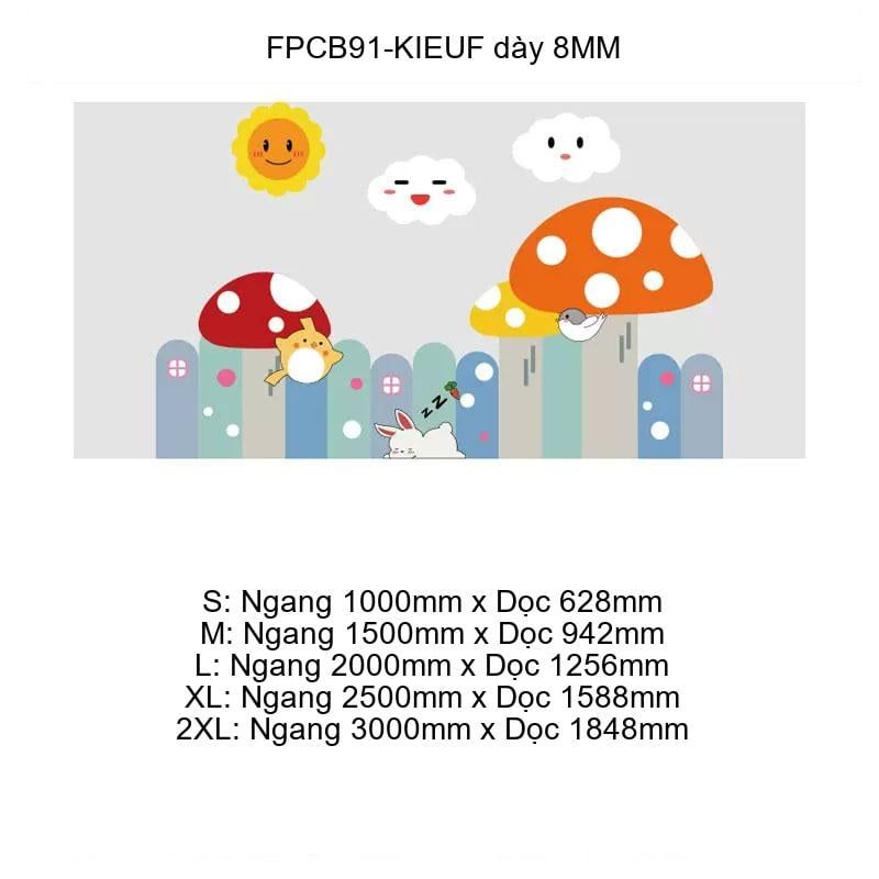 Tranh Fomex EPeBen dán tường nổi 3d Ngôi nhà Nấm trang trí Phòng cho bé, Phòng ngủ, Mẫu giáo