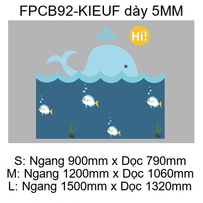 Tranh Fomex EPeBen dán tường nổi 3d Cá Voi trang trí Phòng cho bé, Phòng ngủ, Mẫu giáo