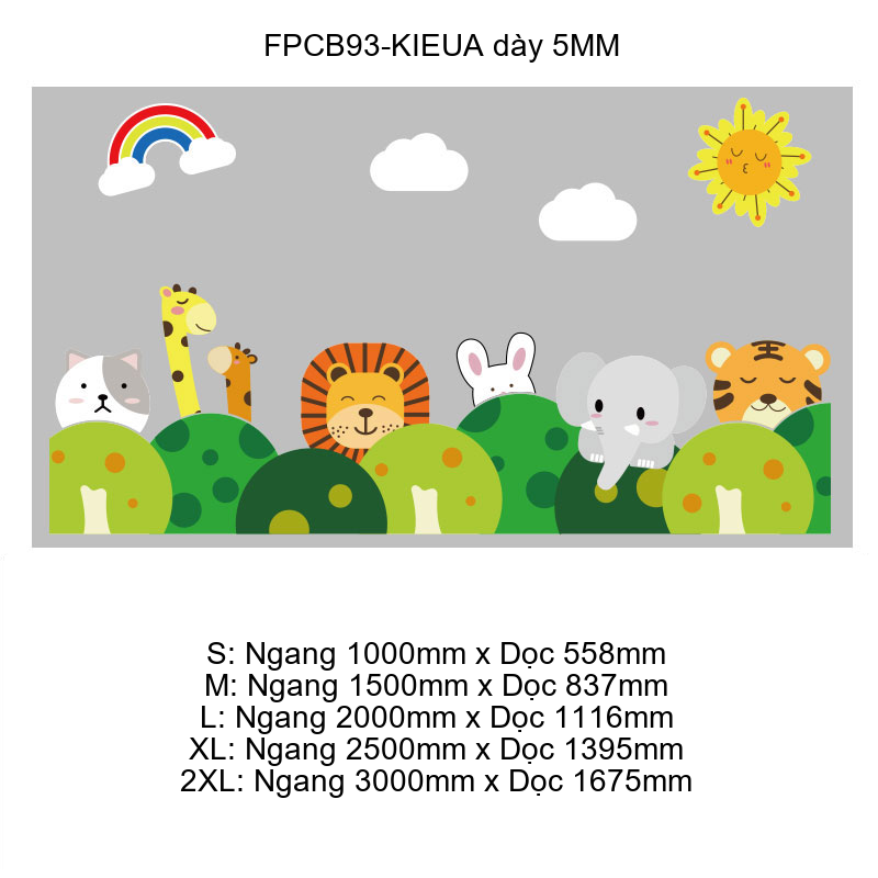 Tranh Fomex EPeBen dán tường nổi 3d Ngôi nhà trong rừng trang trí Phòng cho bé, Phòng ngủ, Mẫu giáo
