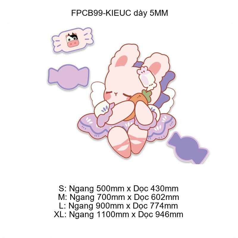 Tranh Fomex EPeBen dán tường nổi 3d Công Chúa Thỏ Ngọc Trang Trí Phòng Trẻ Cho Bé, Mầm non, Mẫu Giáo