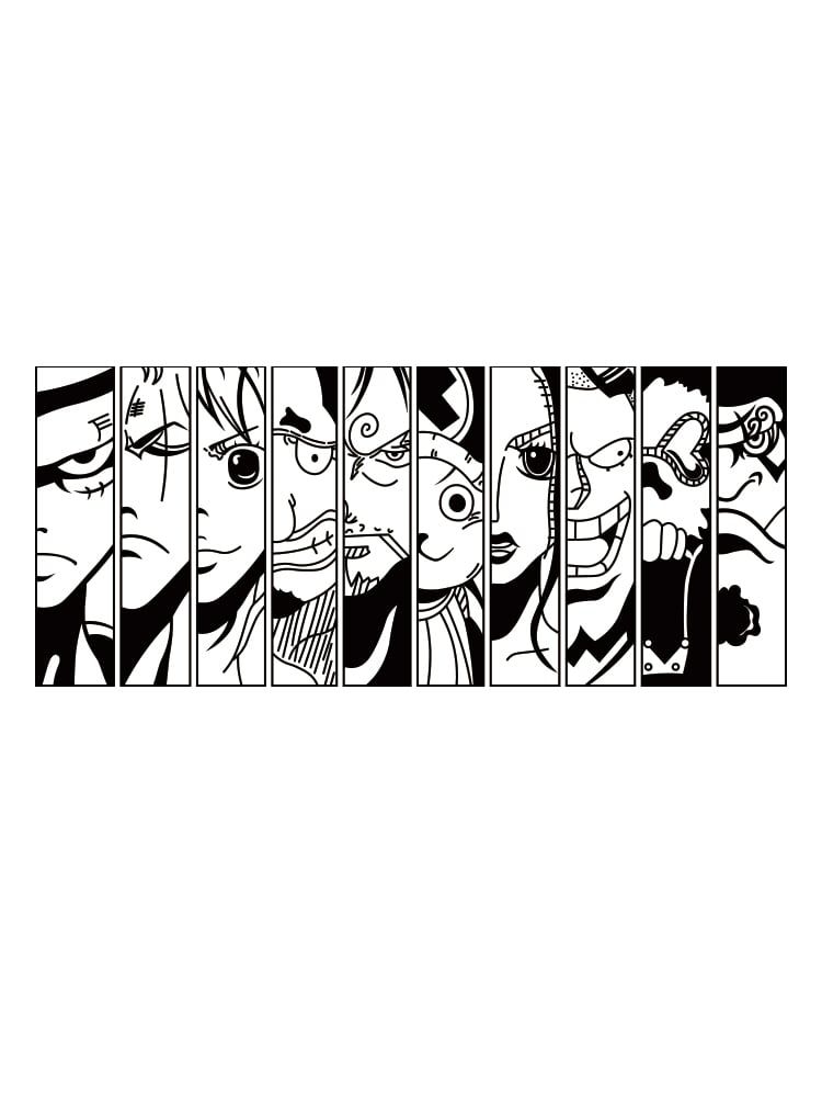 Tranh Mica EPeBen dán tường nổi 3d One Piece trang trí Phòng cho bé, Phòng ngủ, Mẫu giáo
