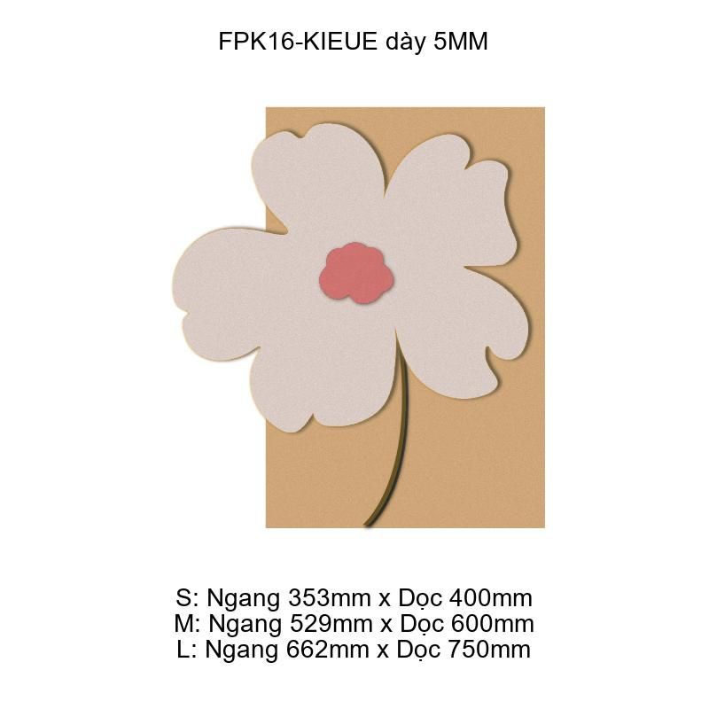 Tranh Fomex EPeBen dán tường nổi 3d Bông Hoa trang trí Phòng cho bé, Phòng ngủ, Mẫu giáo
