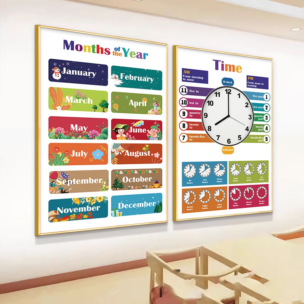 Tranh Fomex EPeBen Hình trang trí lớp học tiếng Anh mẫu giáo, thư viện, lớp học thêm, cơ sở đào tạo, hình nền dán tường