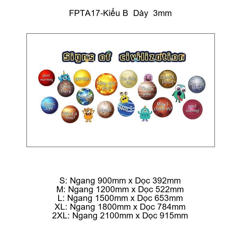 Tranh Fomex EPeBen Hình trang trí lớp học tiếng Anh mẫu giáo, thư viện, lớp học thêm, cơ sở đào tạo, hình nền dán tường