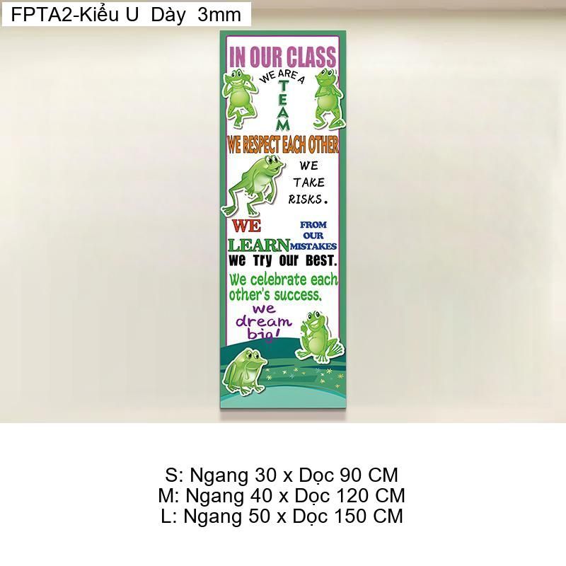 Tranh Fomex EPeBen Hình trang trí lớp học tiếng Anh mẫu giáo, thư viện, lớp học thêm, cơ sở đào tạo, hình nền dán tường