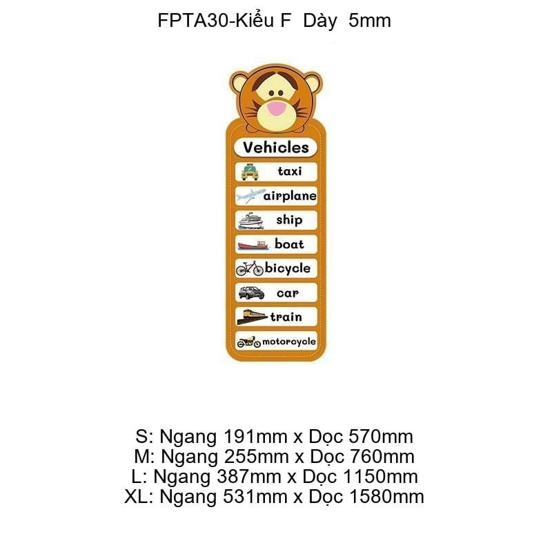 Tranh Fomex EPeBen Hình trang trí lớp học tiếng Anh mẫu giáo, thư viện, lớp học thêm, cơ sở đào tạo, hình nền dán tường
