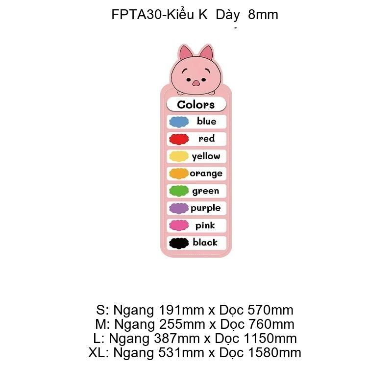 Tranh Fomex EPeBen Hình trang trí lớp học tiếng Anh mẫu giáo, thư viện, lớp học thêm, cơ sở đào tạo, hình nền dán tường