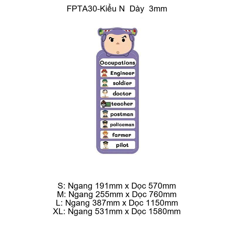 Tranh Fomex EPeBen Hình trang trí lớp học tiếng Anh mẫu giáo, thư viện, lớp học thêm, cơ sở đào tạo, hình nền dán tường