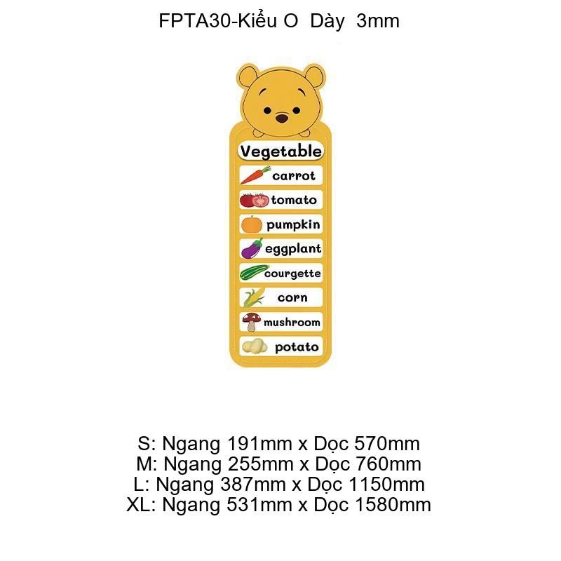 Tranh Fomex EPeBen Hình trang trí lớp học tiếng Anh mẫu giáo, thư viện, lớp học thêm, cơ sở đào tạo, hình nền dán tường
