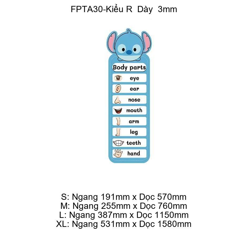 Tranh Fomex EPeBen Hình trang trí lớp học tiếng Anh mẫu giáo, thư viện, lớp học thêm, cơ sở đào tạo, hình nền dán tường