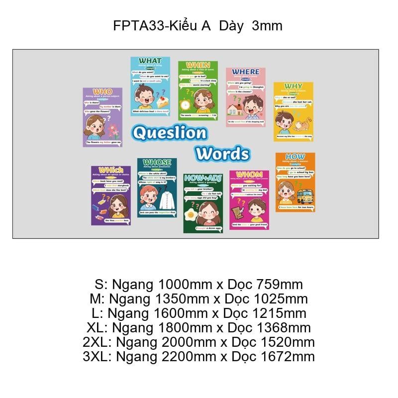Tranh Fomex EPeBen Hình trang trí lớp học tiếng Anh mẫu giáo, thư viện, lớp học thêm, cơ sở đào tạo, hình nền dán tường