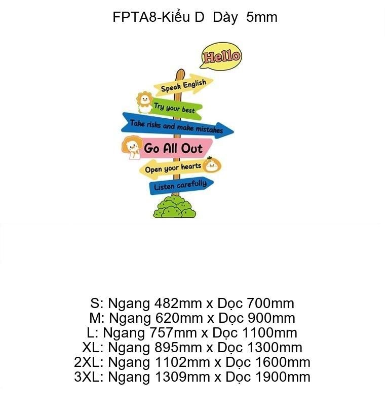 Tranh Fomex EPeBen Hình trang trí lớp học tiếng Anh mẫu giáo, thư viện, lớp học thêm, cơ sở đào tạo, hình nền dán tường
