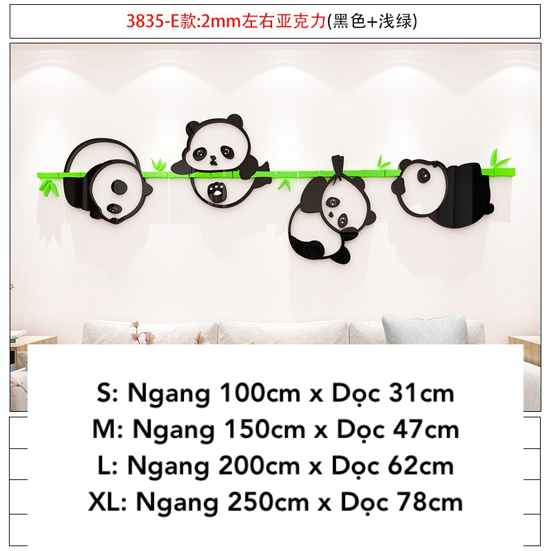 Tranh mica EPeBen dán tường nổi 3d hình Nice Dream decor trang trí Phòng Cho Bé, Phòng Công Chúa