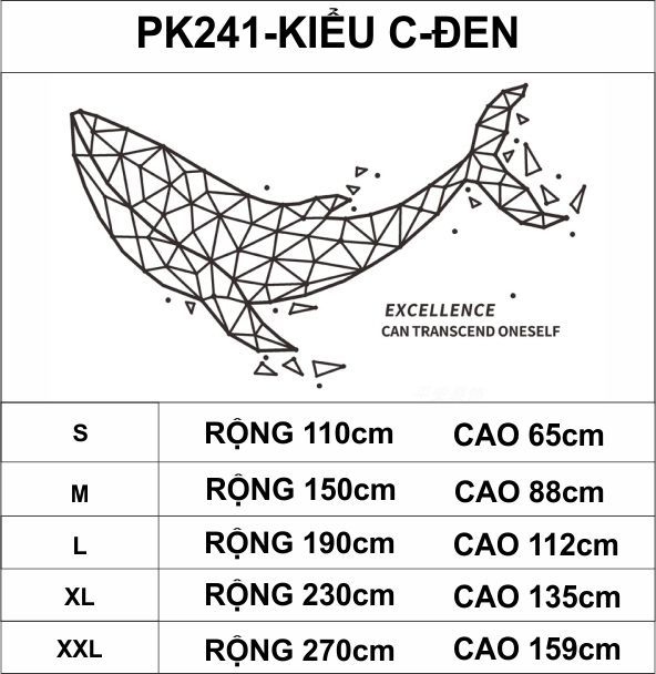 Tranh mica EPeBen dán tường nổi 3d hình con vật nghệ thuật hình khối polygon hươu ngựa chim cá Trang trí phòng khách
