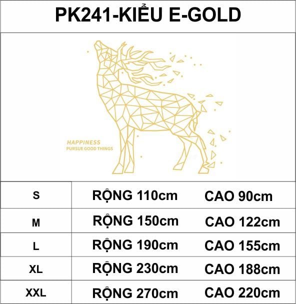 Tranh mica EPeBen dán tường nổi 3d hình con vật nghệ thuật hình khối polygon hươu ngựa chim cá Trang trí phòng khách