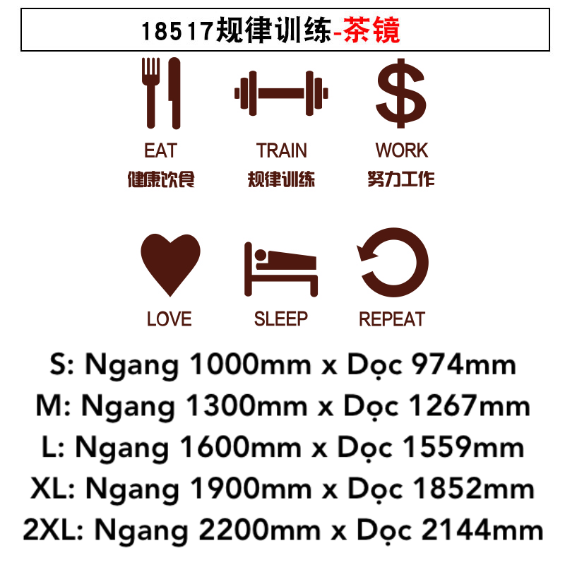 Tranh mica EPeBen dán tường nổi 3d hình Hoạt Động Hằng Ngày decor trang trí Phòng Tập Gym, Nhà Thi Đấu
