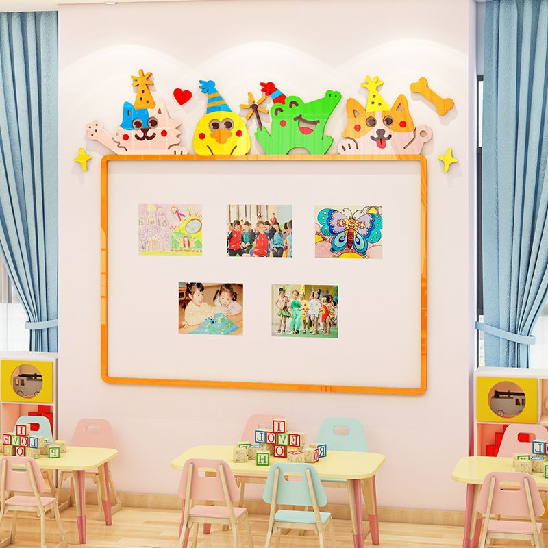 Tranh mica EPeBen dán tường nổi 3d hình Bảng Số Đếm bé học Phép Tính Nhân trang trí Lớp Tiếng Anh, Mầm Non, mẫu giáo