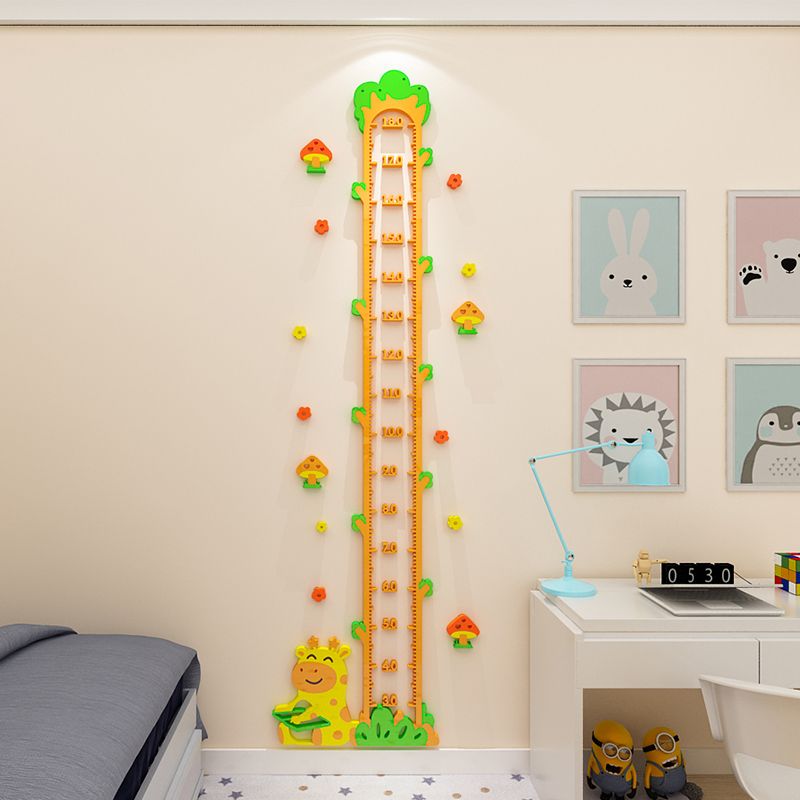 Tranh mica EPeBen dán tường nổi 3d Thước đo chiều cao phi hành gia decor trang trí Phòng ngủ cho bé, Lớp Học Mẫu giáo