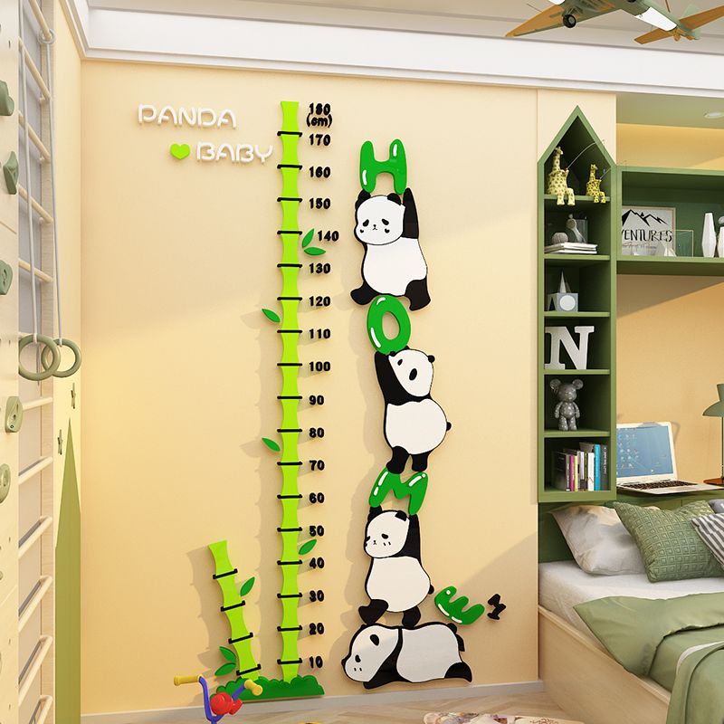 Tranh mica EPeBen dán tường nổi 3d hình Cao lớn cũng gấu trúc decor trang trí Phòng cho bé, Phòng ngủ, Mẫu giáo