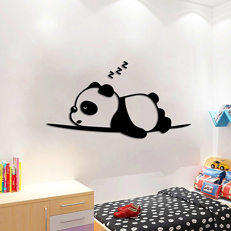 Tranh mica dán tường EPeBen hình Gấu trúc ngủ nướng decor trang trí Phòng cho bé, Phòng ngủ, Phòng khách, Mẫu giáo