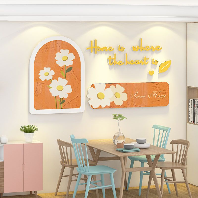 Tranh Fomex EPeBen dán tường nổi 3d Hình Sweet Home Decor Trang Trí Nhà Hàng Quán Ăn Phòng Bếp