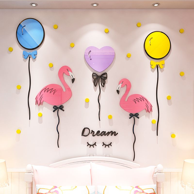 Tranh mica EPeBen dán tường nổi 3d hình Nice Dream decor trang trí Phòng Cho Bé, Phòng Công Chúa