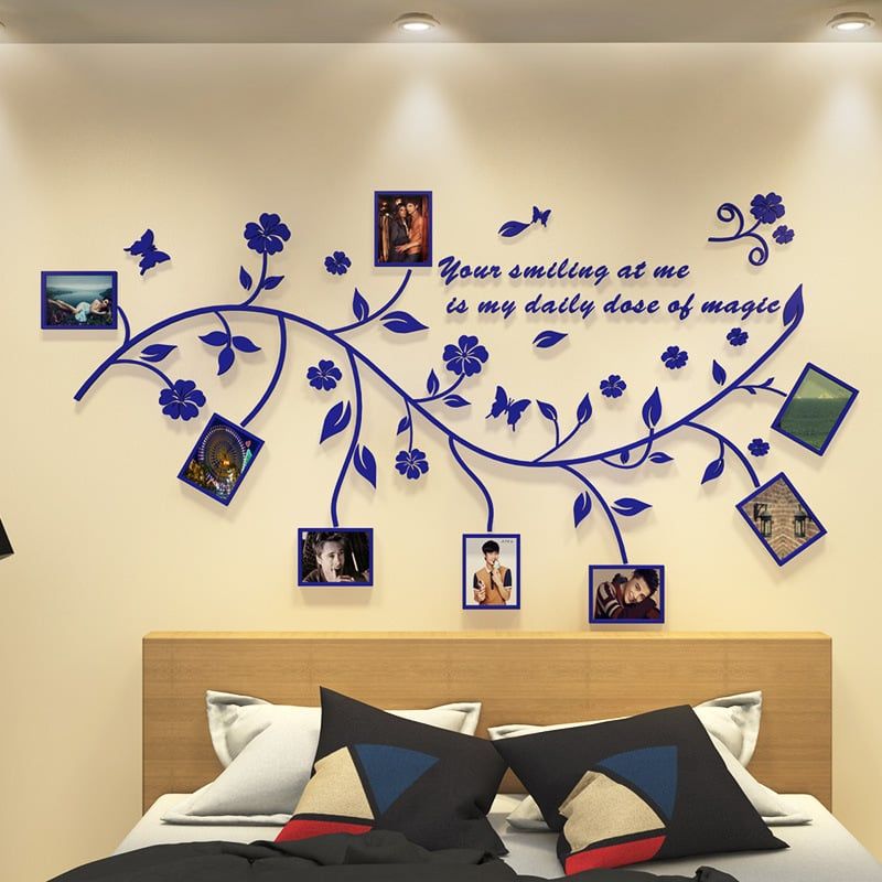 Tranh mica EPeBen dán tường nổi 3d hình khu vực treo ảnh tạo điểm nhấn cho phòng decor trang trí Phòng khách, phòng ngủ